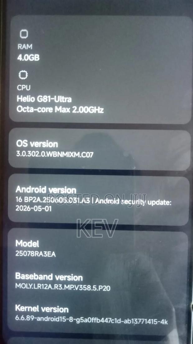 Xiaomi Redmi 15C 4G 128 GB Black - thumbnail 3
