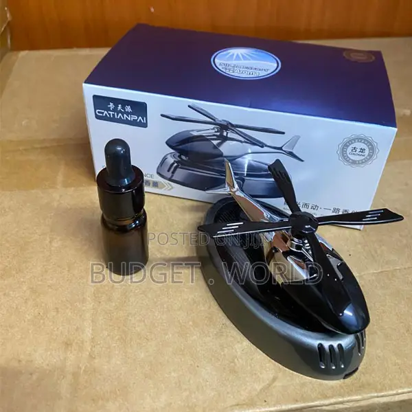 Solar Powered Car Fragrance With Silent Rotation