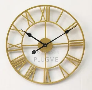 Modern Oversized Roman Numeral Wall Clock