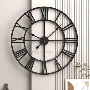 Modern Oversized Roman Numeral Wall Clock