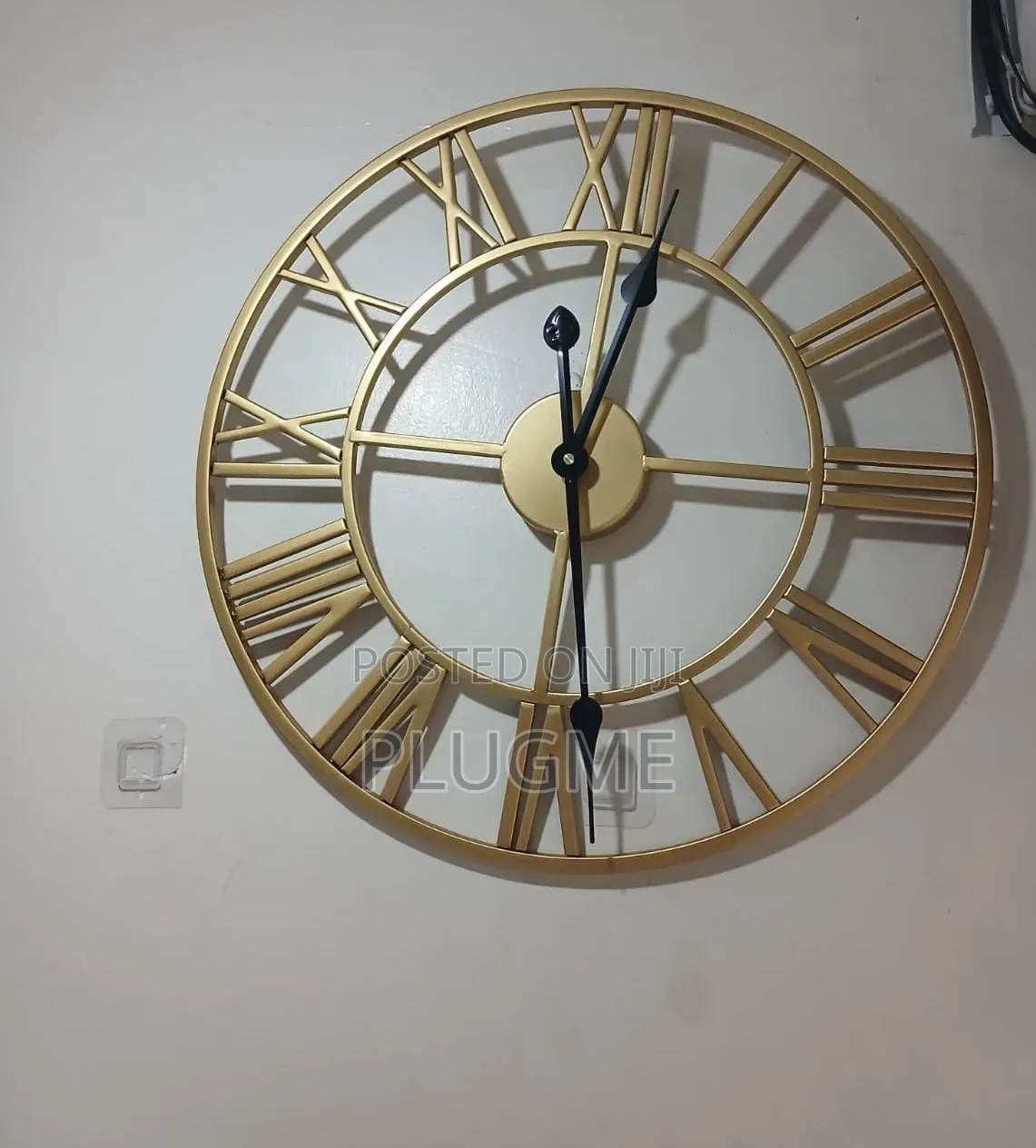 Modern Oversized Roman Numeral Wall Clock