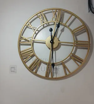 Modern Oversized Roman Numeral Wall Clock