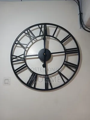 Modern Oversized Roman Numeral Wall Clock