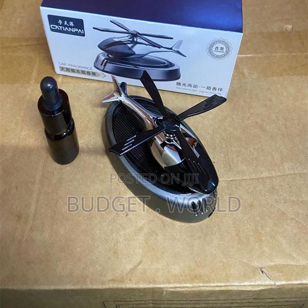 Sun Powered Rotating Car Air Perfume Ornament - thumbnail 2