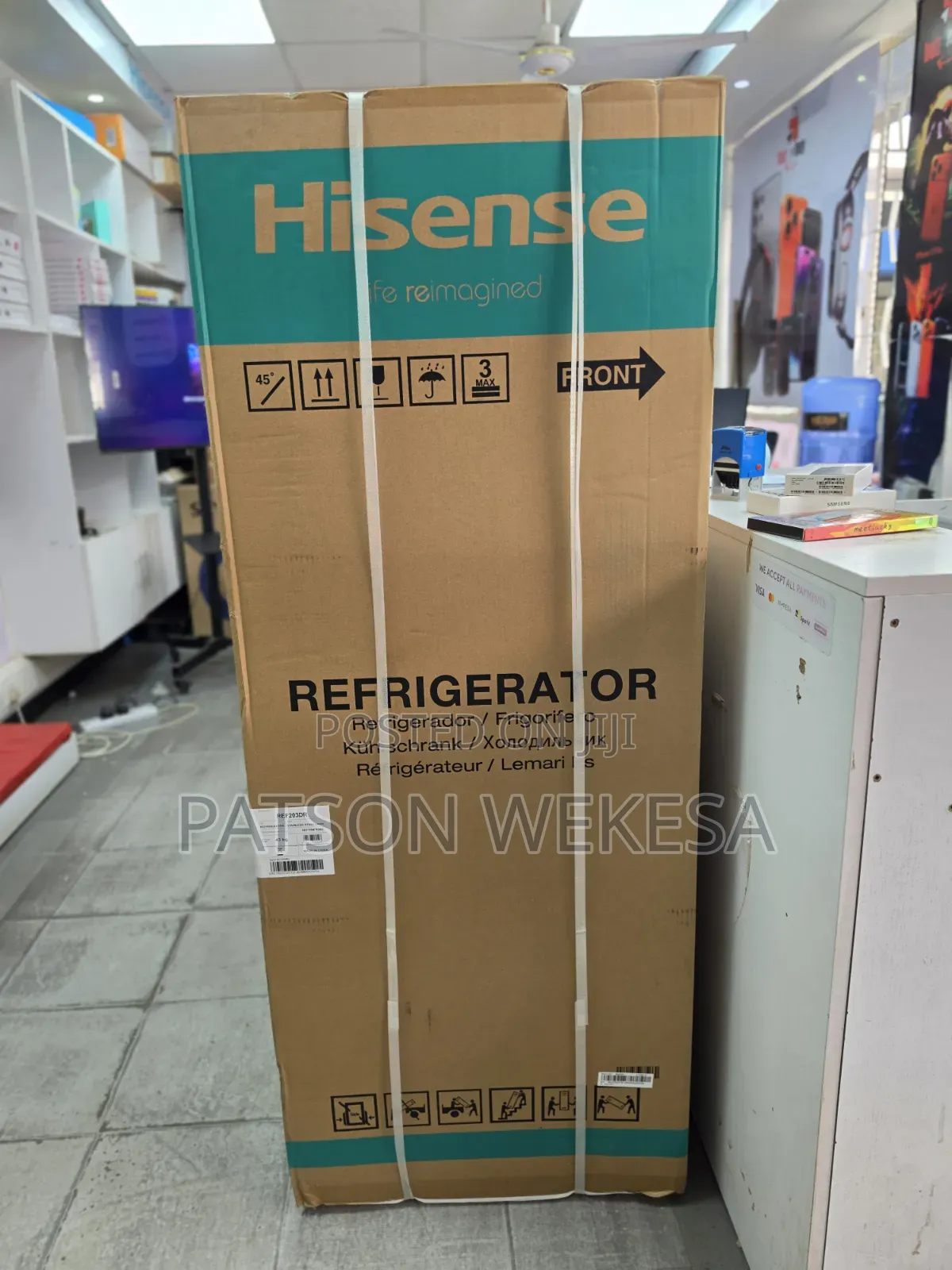 Hisense Double Door Fridge 203L REF203DR No-Frost