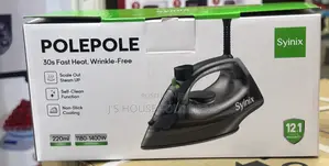 Syinix Steam Iron Box – Non-Stick Soleplate.