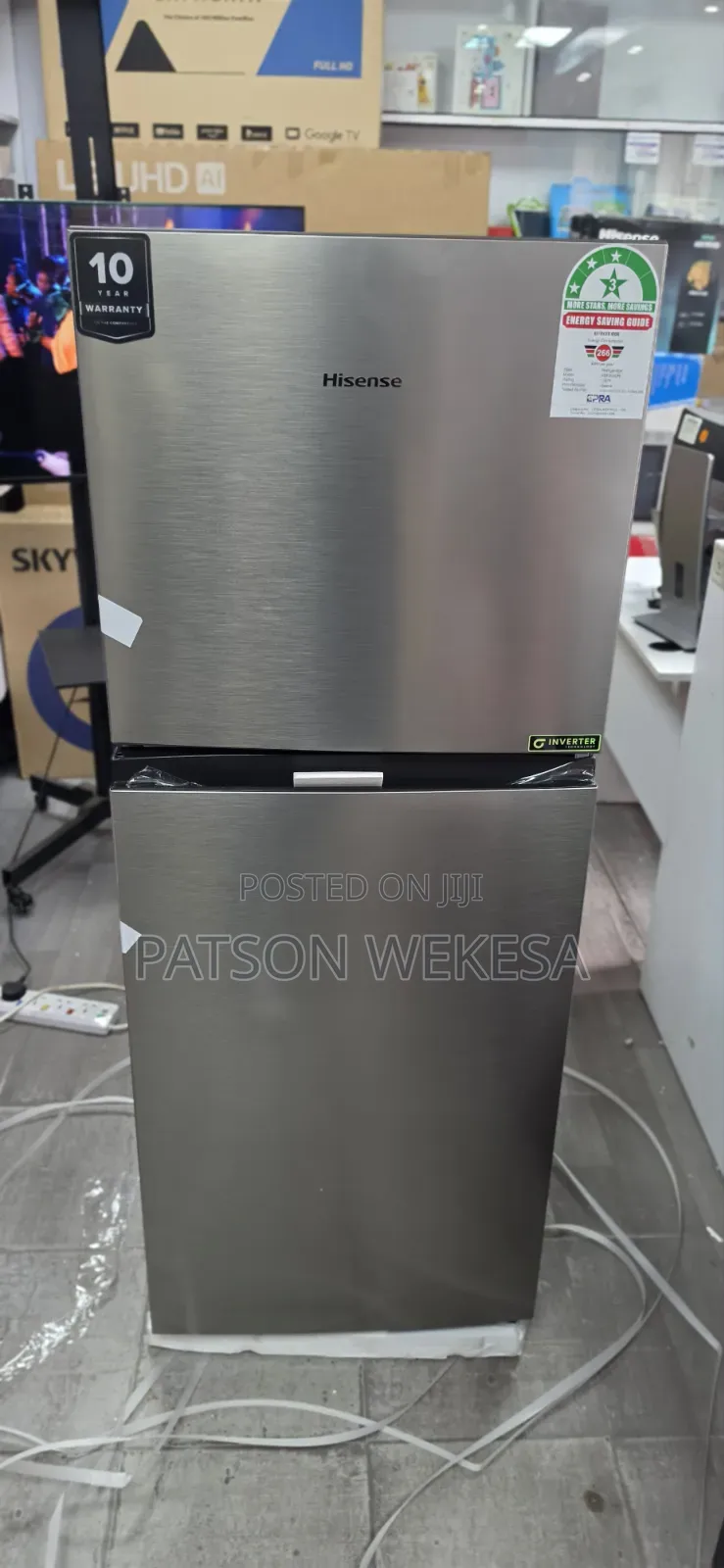 Hisense Double Door Fridge 203L REF203DR No-Frost