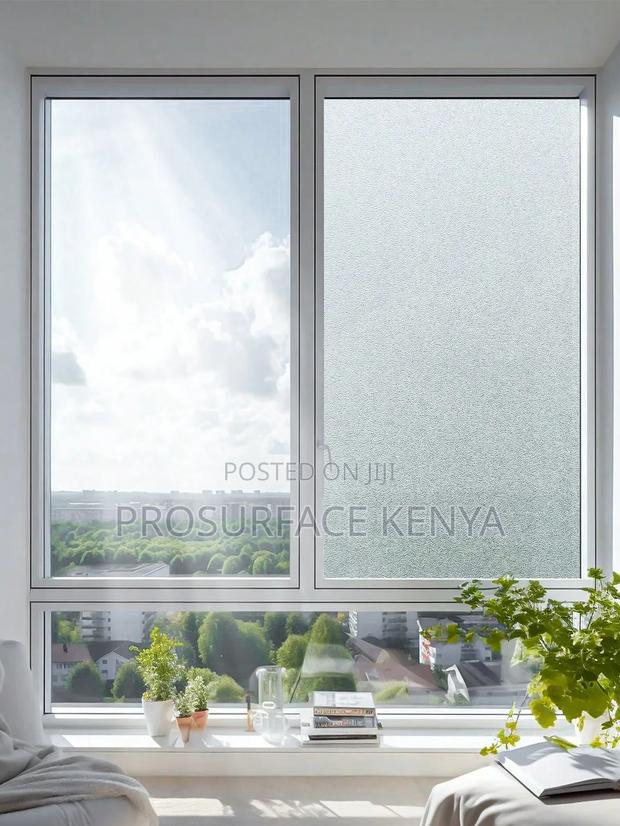 Premium Plain Frosted Window Film 1.2m Wide | KSh 600/M