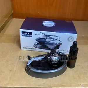 Solar Energy Car Perfume Ornament With Spinner