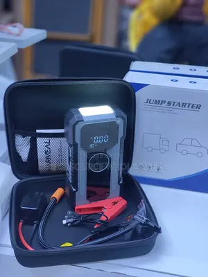 NO MORE BOOSTER CABLES: Smart Portable Car Jump Starter Power Bank