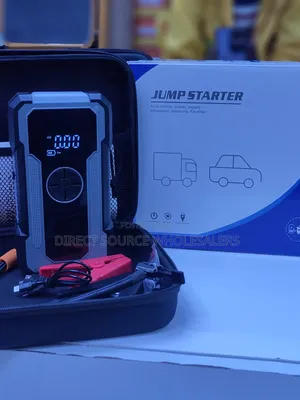 NO MORE BOOSTER CABLES: Smart Portable Car Jump Starter Power Bank