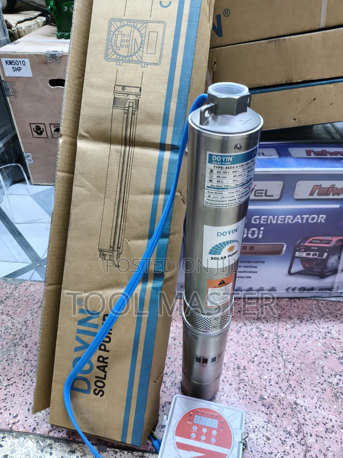 1.5hp Solar Water Pump/120m Solar Water Pump With Control Box