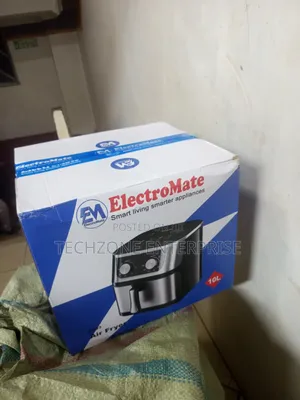 Black and Silver 10 Litres Electromate Airfyrer 