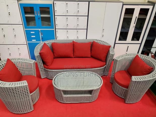 5 Seater Rattan Patio Sofa Set - thumbnail 2