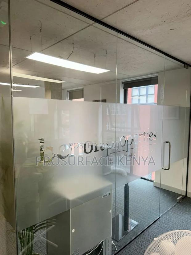 Custom Branded Frosted Film | Privacy Branding