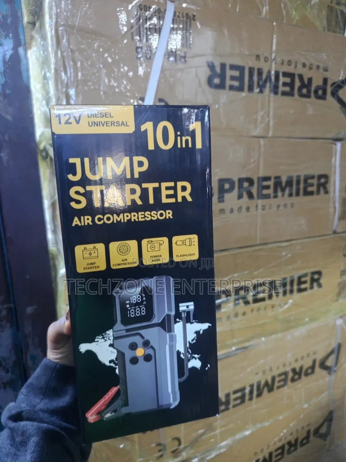 10 in 1 JUMP Starter 027B Air Compressor 
