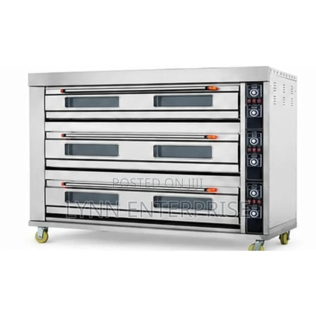 Premier Commercial Gas Oven With Three Deck Nine Tray