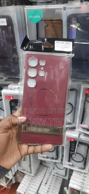 Phone Case With a Built-in Metal Stand for the Samsung Galaxy Ultra