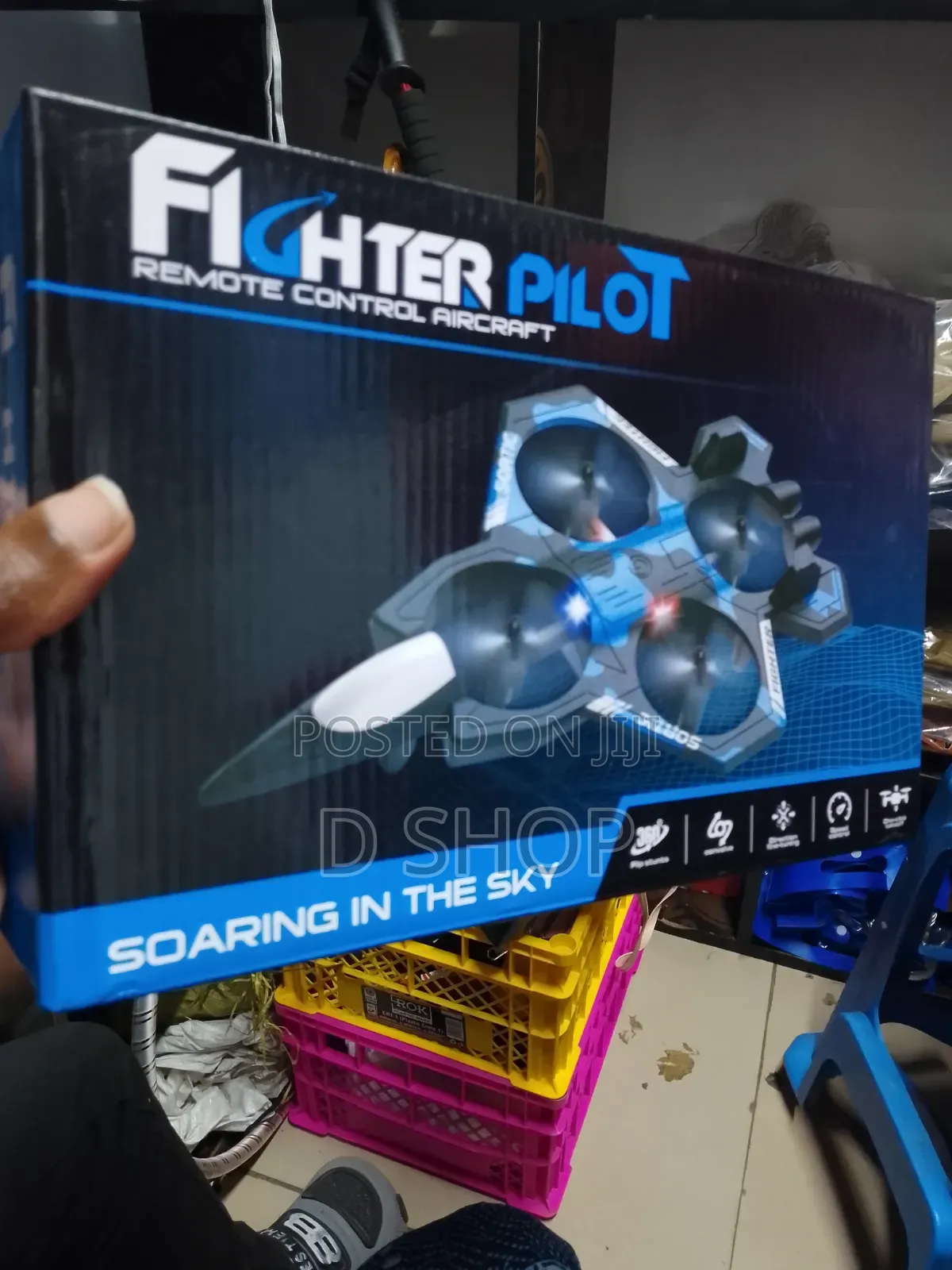 Fighter Pilot Remote Controlled Mimi-Drone