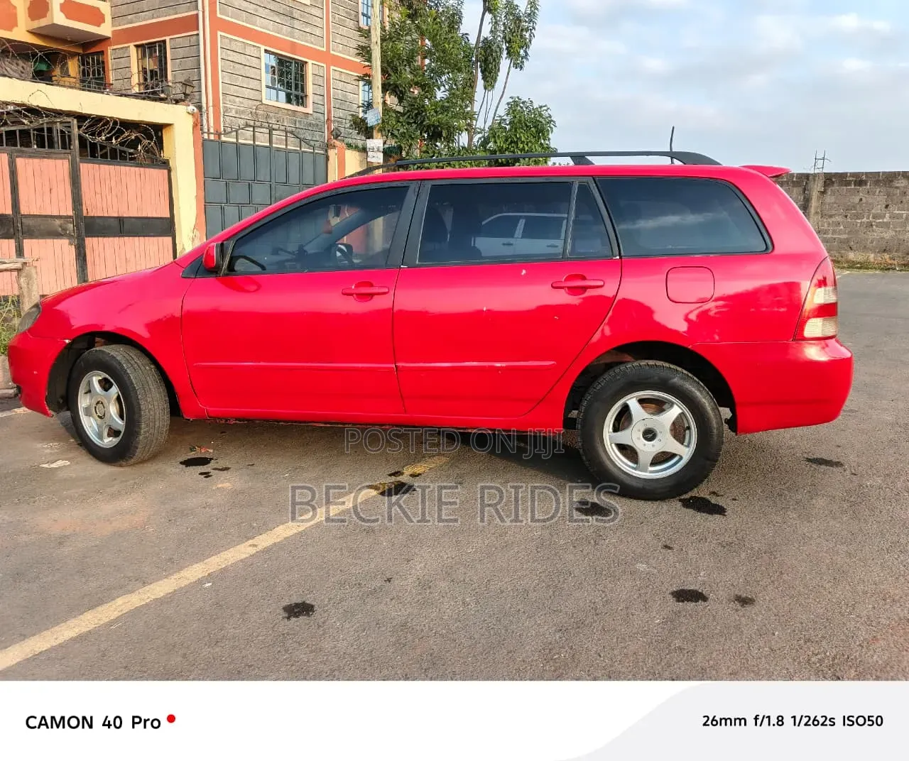 Toyota Corolla Fielder 2003 Red