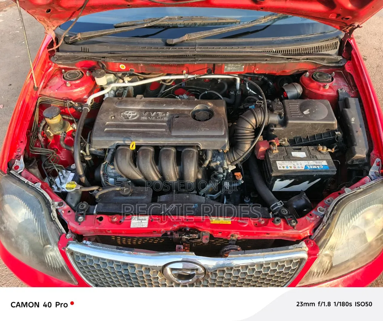 Toyota Corolla Fielder 2003 Red