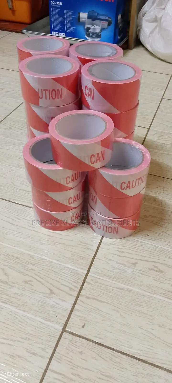 Roadwork Warning Tape