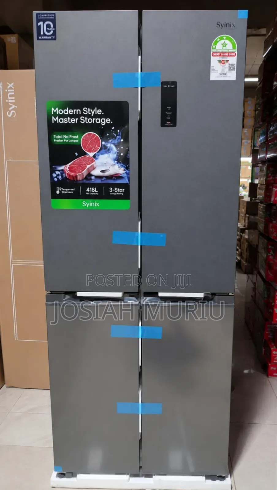 Syinix 431L Four Door Refrigerator