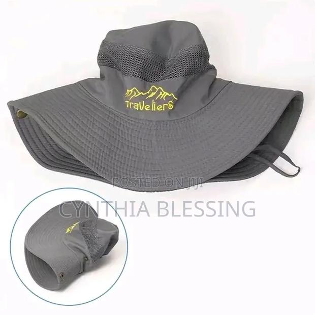 Grey Safari Hat - thumbnail 3