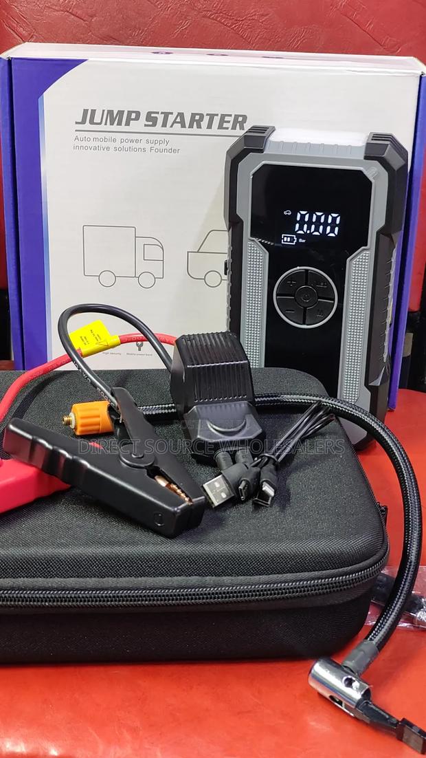 Emergency Jump Starter +Compressor Pump