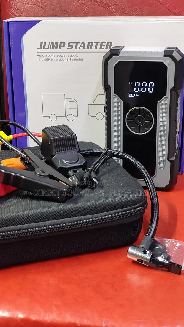 Emergency Jump Starter +Compressor Pump - thumbnail 2