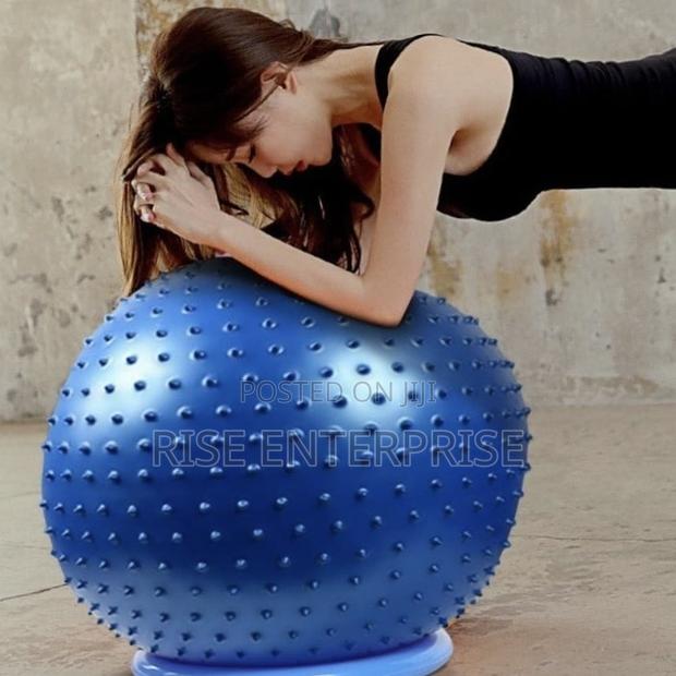 Spiked Brand New 75cm Multi-Color Yoga Ball for Home Workout Gym