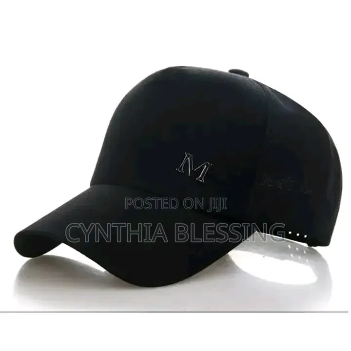 M Baseball Cap_black