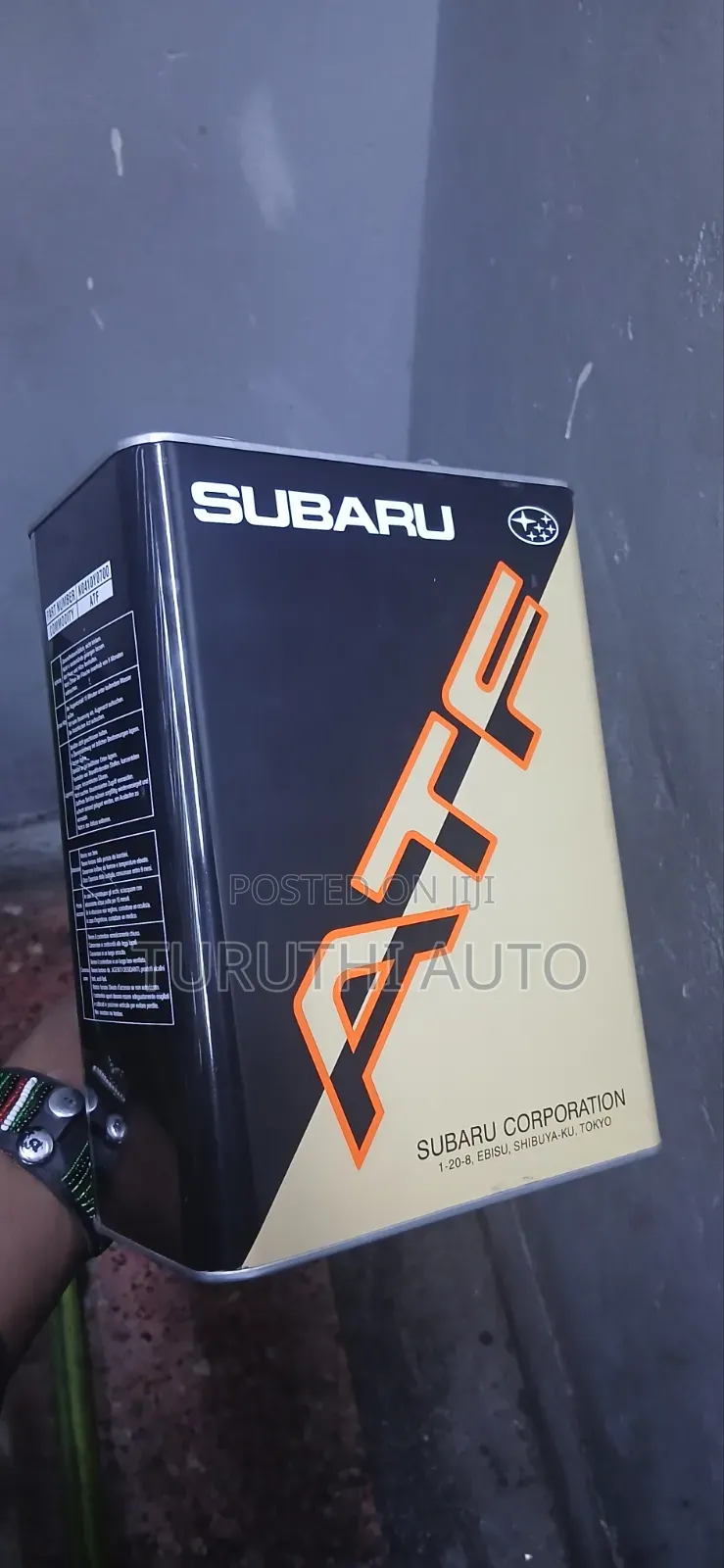 Atf Gearbox Oil Subaru
