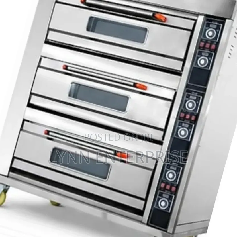 Premier Commercial Gas Oven With Three Deck Six Tray