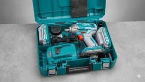 Total 20V Cordless Impact Wrench 300Nm (2 Batteries + Charger)