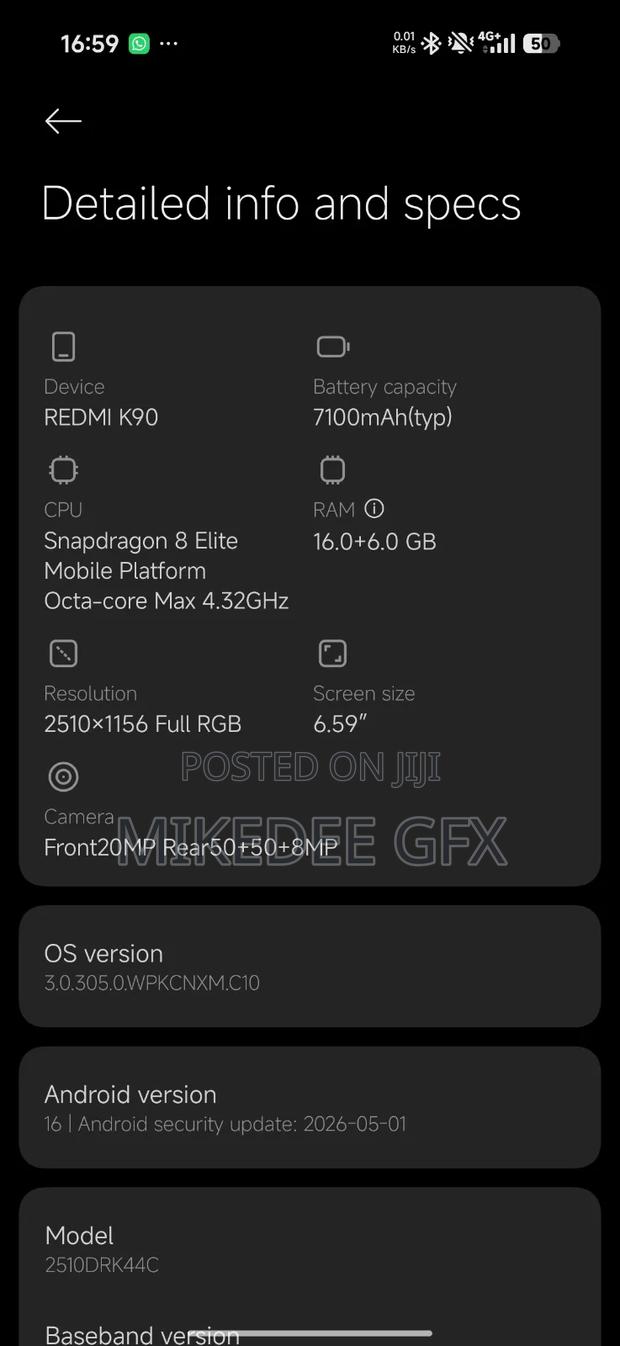 Xiaomi Redmi K90 512 GB White - thumbnail 6