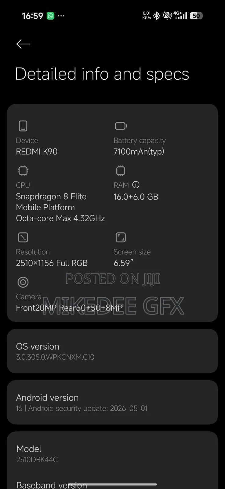 Xiaomi Redmi K90 512 GB White