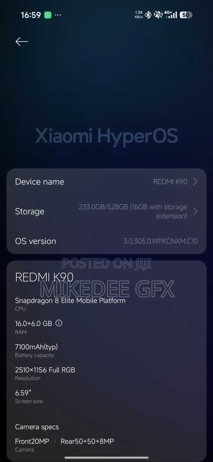 Xiaomi Redmi K90 512 GB White