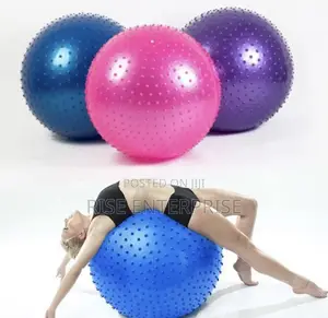 Spiked Yoga Ball With Trigger Point Massage ExerciseTherapy Ball