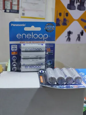Panasonic Eneloop Long-Lasting AA Rechargeable Batteries - 4 Pack