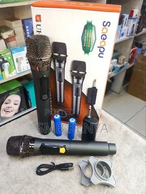 Rechargeable UHF Microphone and Receiver
