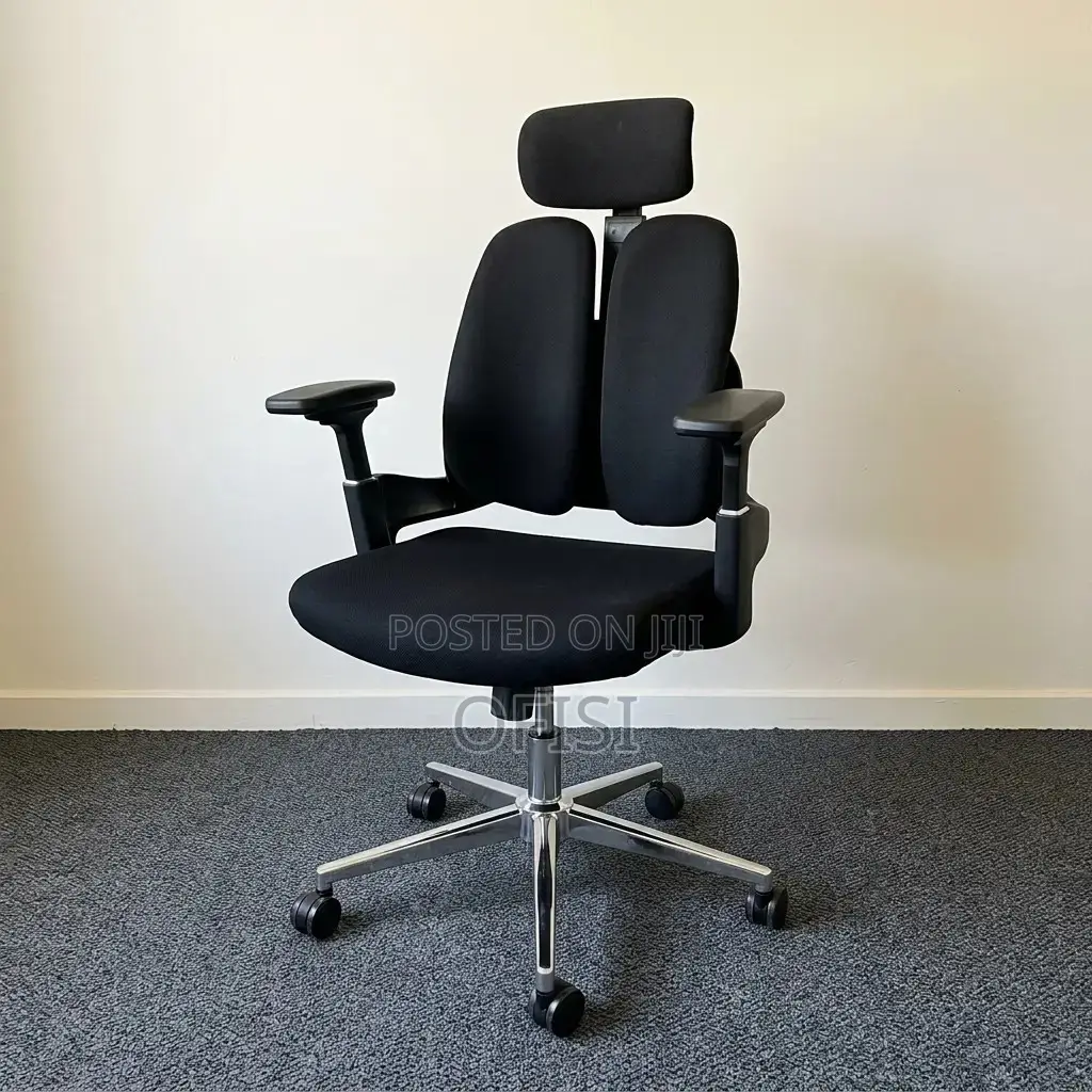 Office Chair: Office Dual Full Fabric Orthopedic Chair