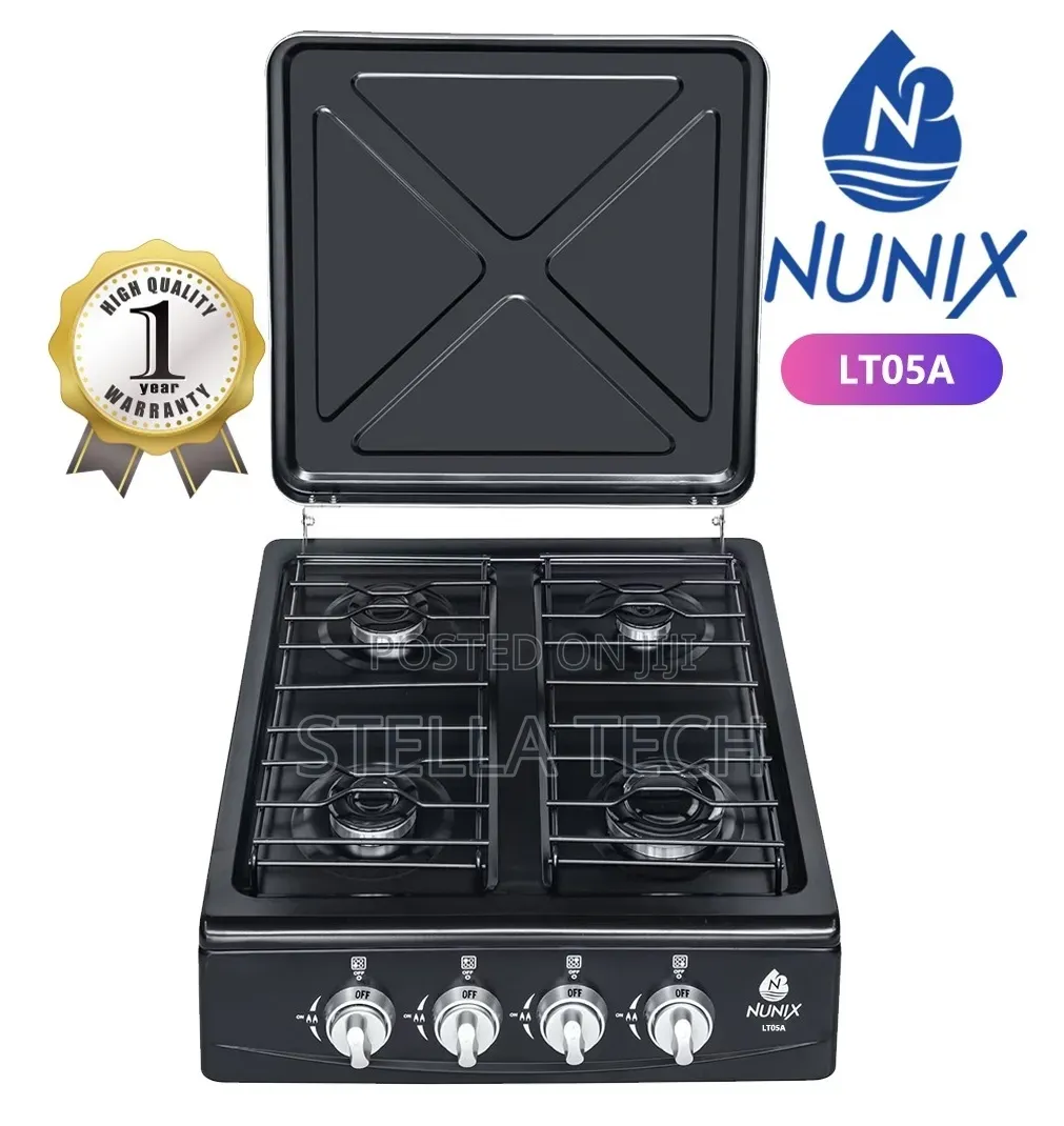 New Model Nunix Table Top Cooker Full Gas Burner Stove