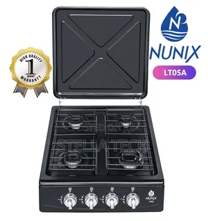 New Model Nunix Table Top Cooker Full Gas Burner Stove