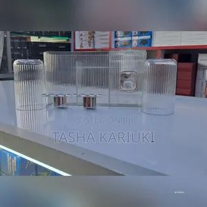 Acrylic Toothpaste and Toothbrush Holder