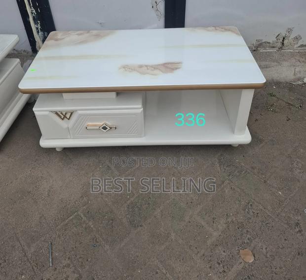 Imported Glass Top Modern Coffee Table - main view