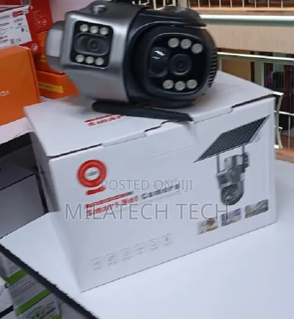 Dual Lens 4G Solar CCTV Camera – 360° PTZ Security Camera