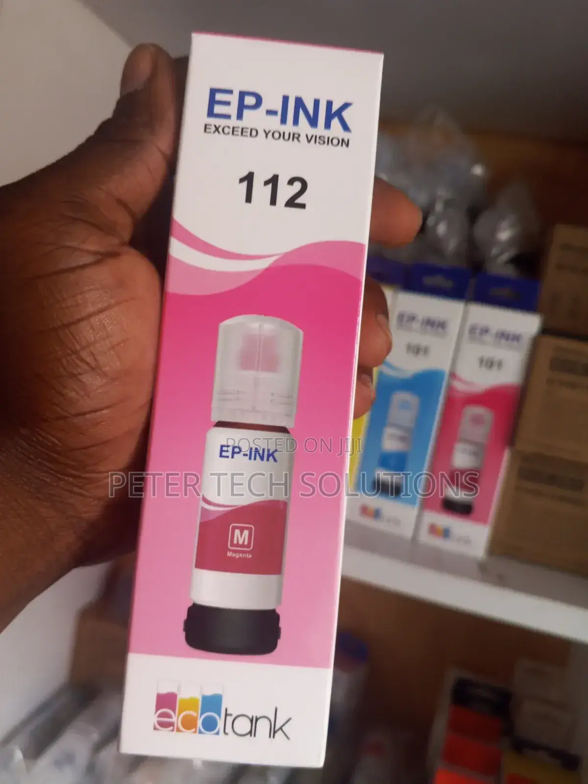 Epson 112 Ecotank Pigment Magenta Ink 70Ml Bottle - Cartridge -
