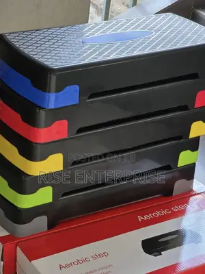 Heavy-Duty Aerobic Stepper (200kg Max Load) | Adjustable Fitness Step