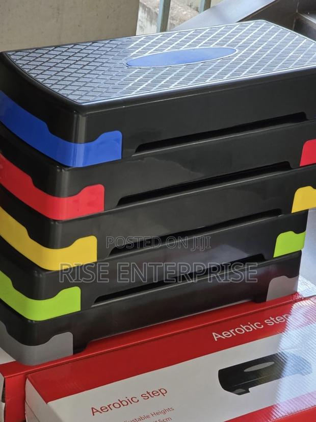 Heavy-Duty Aerobic Stepper (200kg Max Load) | Adjustable Fitness Step